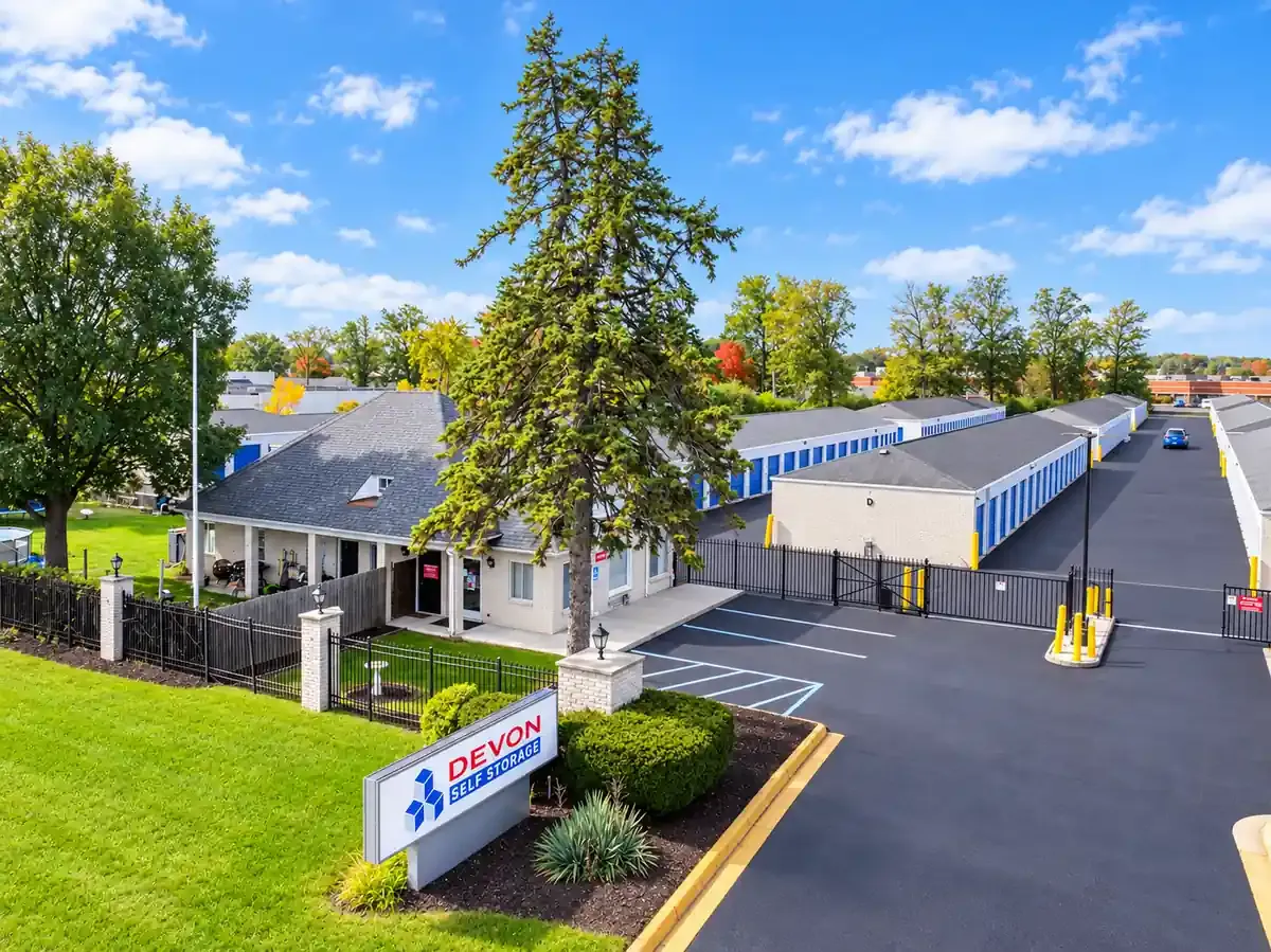 Devon Self Storage Aerial View